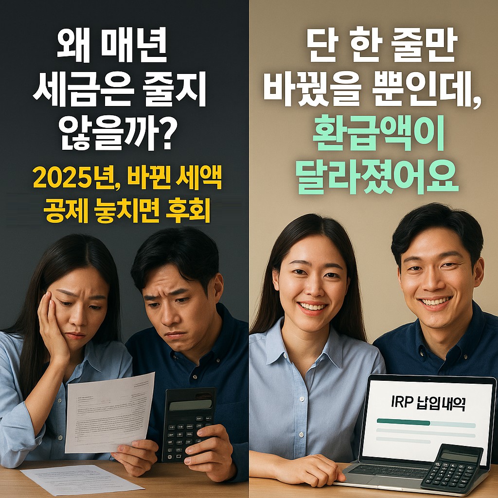 2025 IRP 절세 전략으로 세액공제 한도 900만 원 확대 구조를 시각화한 이미지 | IRP 절세 전략 2025