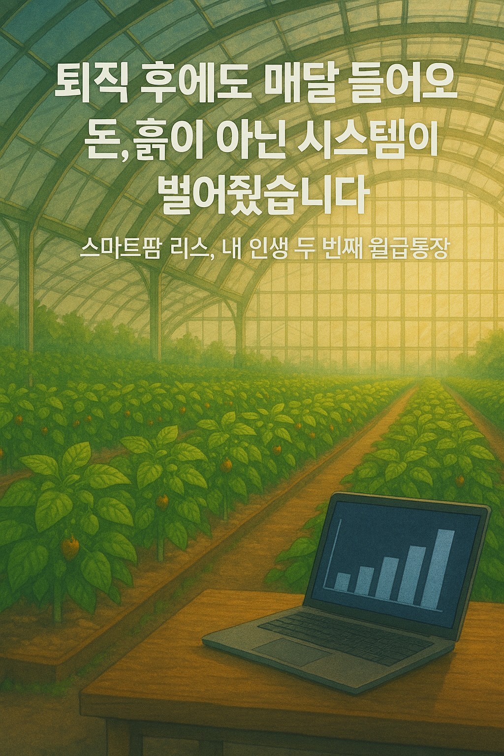 퇴직 후 노후 대비를 위해 스마트팜 리스를 알아보는 장면 | 스마트팜 리스 노후대비