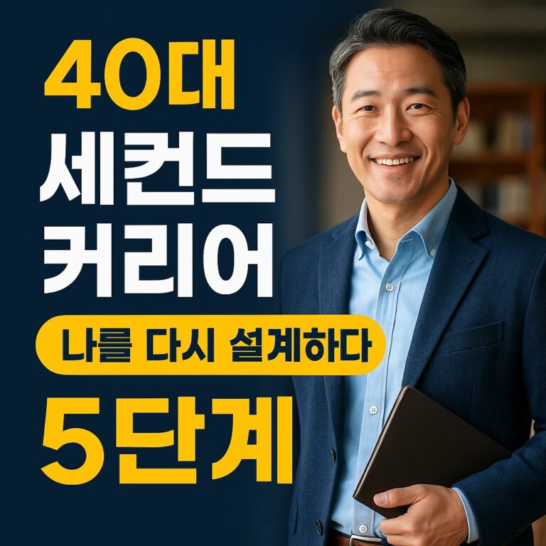 40대 세컨드 커리어